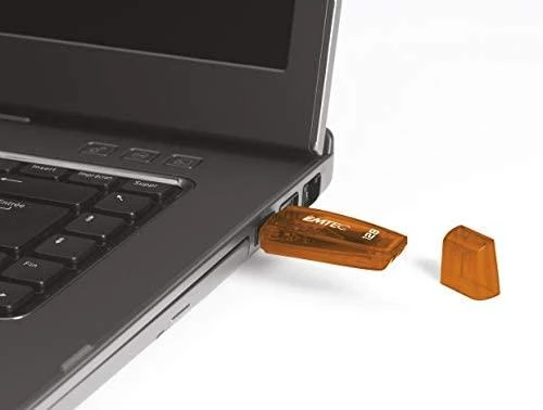 Oranžinis Emtec USB2.0 C410 128GB Oranžinis