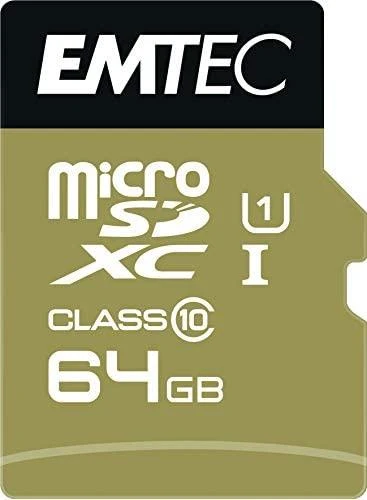 Atminties kortelė Karta Emtec Gold+ Micro SDXC 64 GB, 10 klasė (ECMSDM64GXC10GP)