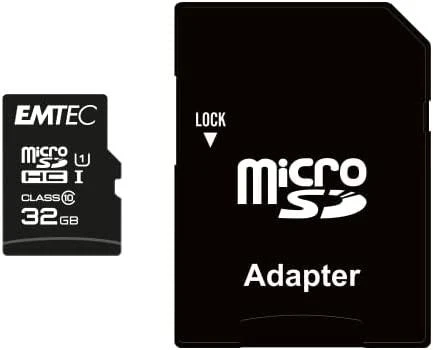Atminties kortelė Karta Emtec Elite Gold Micro SDHC 32 GB 10 klasės UHS-I/U1 (ECMSDM32GHC10GP)