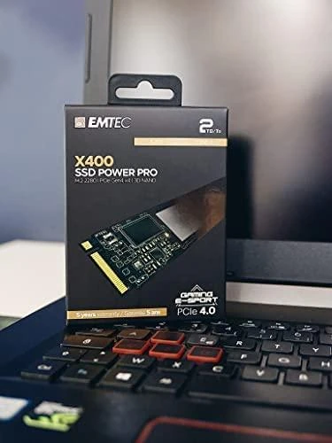 Emtec X400 Power Pro 1TB M.2 2280 PCI-E x4 Gen4 NVMe SSD (ECSSD1TX400)