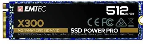 Emtec SSD M2 NVME X300 512GB Power Pro