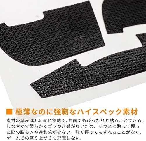 Pelė Endgame Gear XM1 Lizard Skins DSP Grip – juodos spalvos