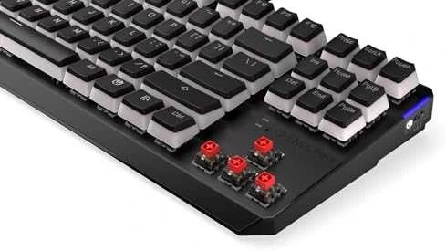 Endorfy Thock TKL belaidė mechaninė klaviatūra su RGB Pudding Edtion (US, Kailh Raudona Switch)