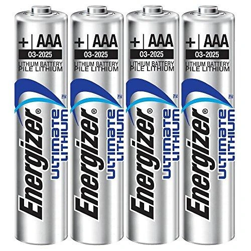 LICHIO BATTERY ENERGIZER ULTIMATE LITHIUM BAT-AAA-LITHIUM/E*P4 1,5 V LR03 AAA