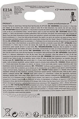 ENERGIZER ALKALINE A23 MN21 12V 1PK