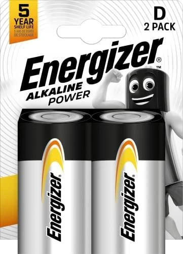 ENERGIZER baterijos LR20 D, blister*2