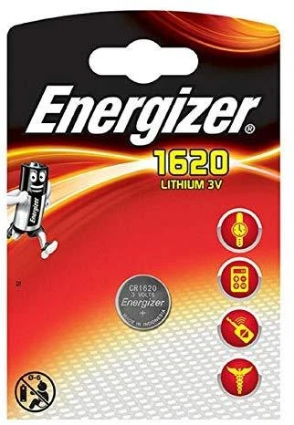 Energizer Lithium CR1620 elementas, 1 vnt.