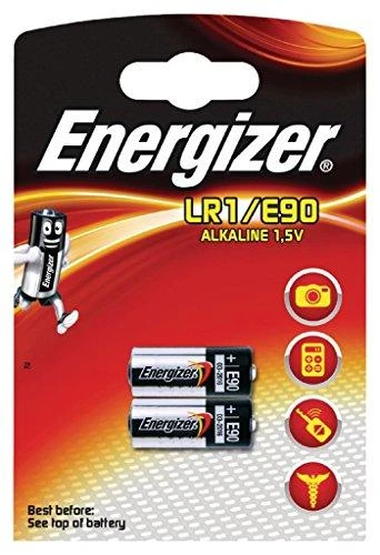ŠARMINĖ BATERIJA BAT-LR1*P2 1.5&nbsp;V LR1 / E90 ENERGIZER