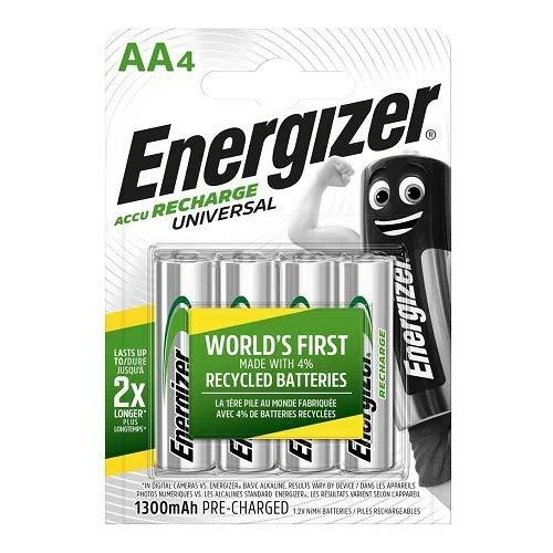 Energizer AA 1300mAh akumuliatorių pakuotė
