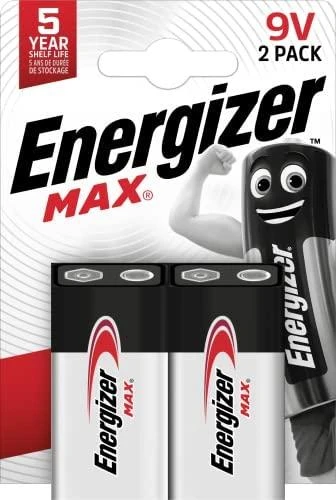 Energizer ENERGIZER MAX 9V 2 PACK