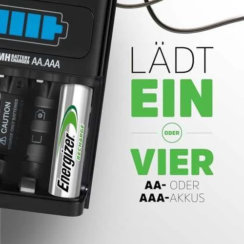 Energizer ACCU Recharge 1 Hour Baterijų įkroviklis