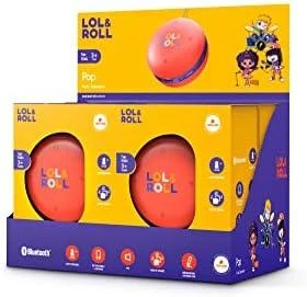 Energy Sistem Lol&Roll Pop Kids nešiojama kolonėlė, Oranžinės spalvos