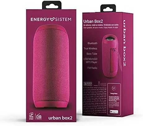 Energy Sistem Urban Box 2 nešiojama kolonėlė, Rožinės spalvos