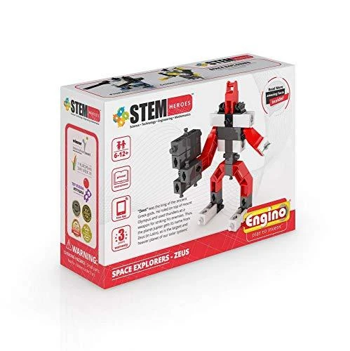 Konstruktorius Space explorers „Kosmoso tyrinėtojas Dzeusas“ Stem Heroes Engino, Play to invent