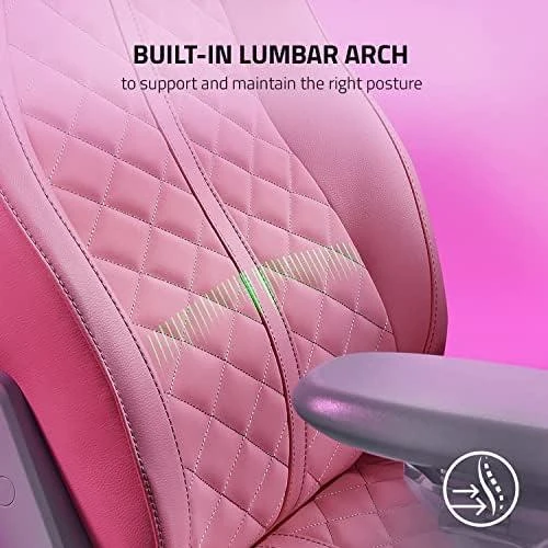 Komfortiška Žaidimų kėdė Razer Enki Quartz Gaming Chair, Rožinė
