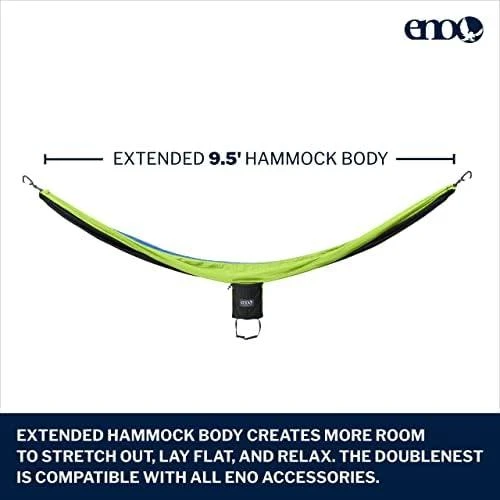 ENO DOUBLENEST, Chartreuse / Juodas / Royal