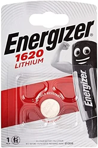 Energizer Lithium CR1620 elementas, 1 vnt.