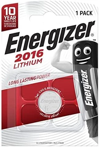 Elementas ENERGIZER CR2016, 3V