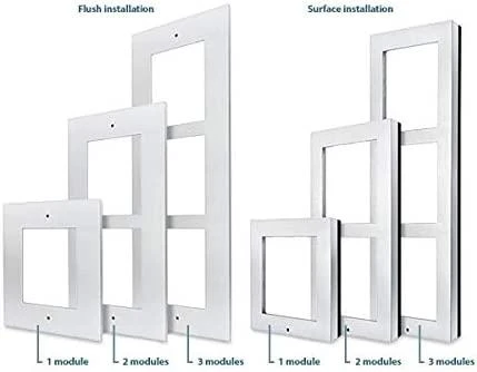 Carruzzo 2N 9155013 montavimo rinkinys Sidabras