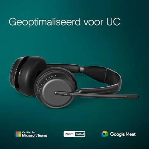 LENOVO EPOS IMPACT 1061T BLUETOOTH WIRED/WIRELESS ACTIVE NOISE CANCELLING Ausinės - Juodas