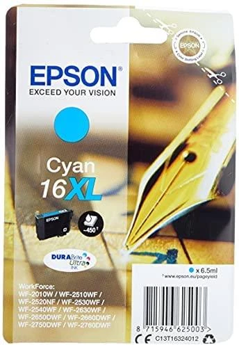 Epson 16 XL rašalo kasetė, žalsvai mėlyna