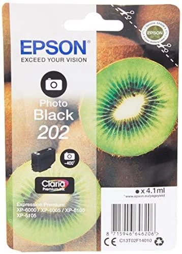 Epson Kiwi 202 Originalus Foto juoda 1 vnt