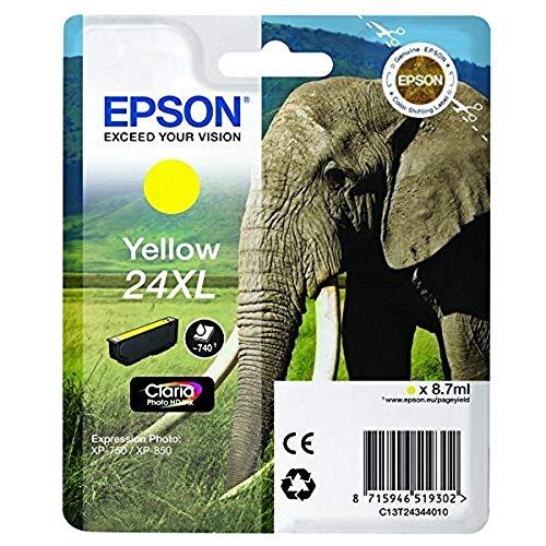 Epson No.24 XL (C13T24344012), geltona kasetė