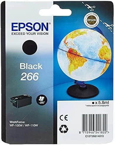 Epson 266 BK Ink Cartridge | Ink | Juodas