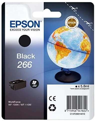Epson 266 BK Ink Cartridge | Ink | Juodas