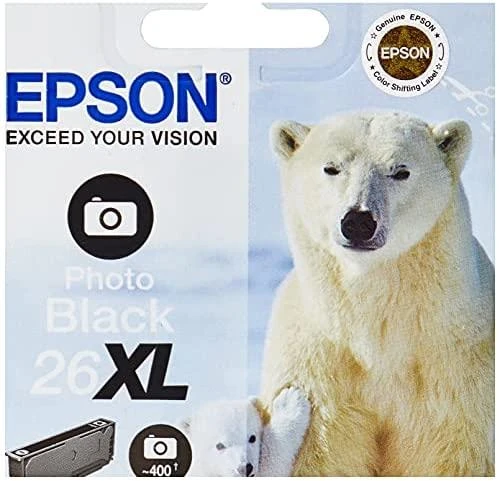 Epson 26XL Ink Cartridge, Juodas