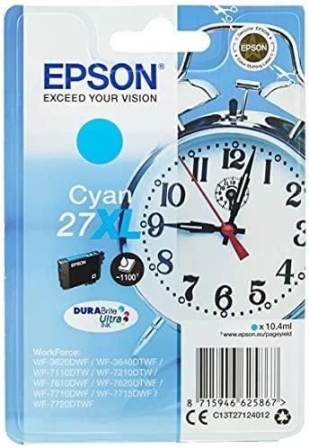 Epson T2712 | 27XL | Rašalo kasetė | Žydra spalva