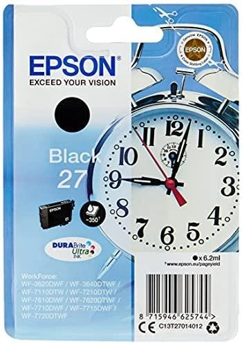 Epson C13T27014012 rašalo kasetė, Juodas