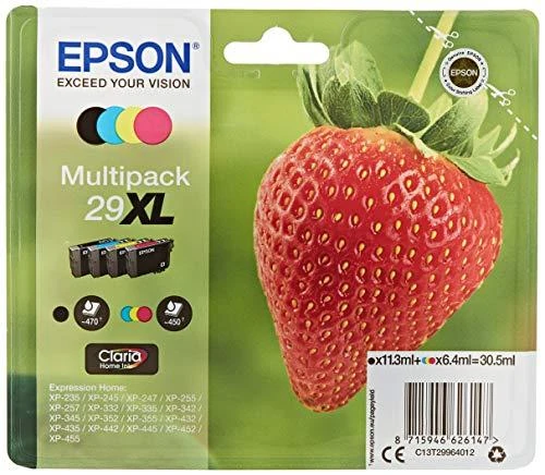 Rašalas Claria Home Multipack Epson 4-colour 29XL | 30,5 ml
