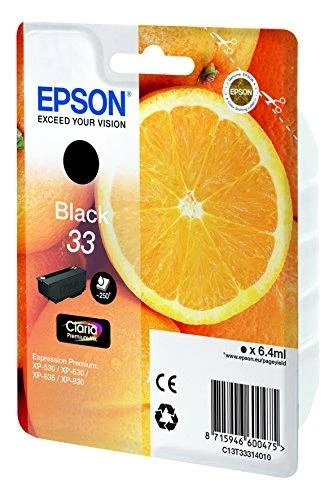 Epson Premium No.33 (C13T33314012), juoda kasetė