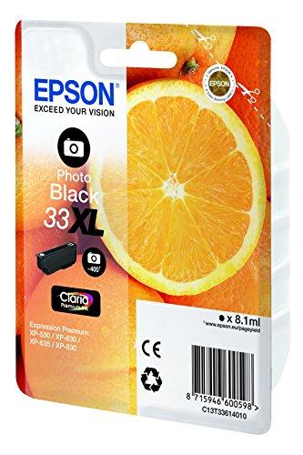 Epson Nr.33XL (C13T33614012), foto juoda kasetė