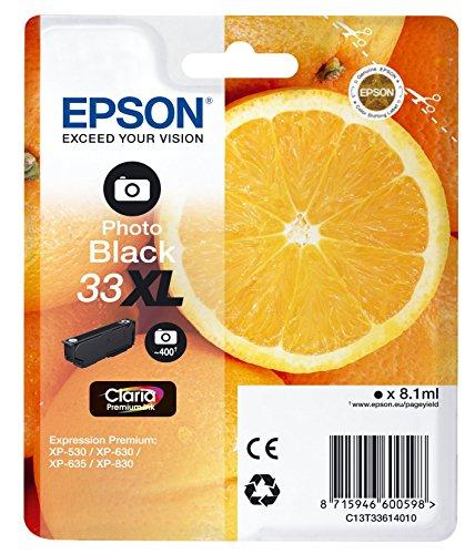 Epson Nr.33XL (C13T33614012), foto juoda kasetė