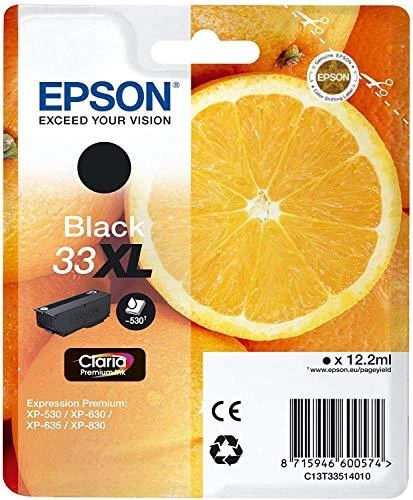 Epson 33XL Ink Cartridge, Juodas