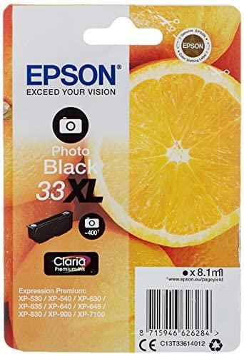 Epson Nr.33XL (C13T33614012), foto juoda kasetė