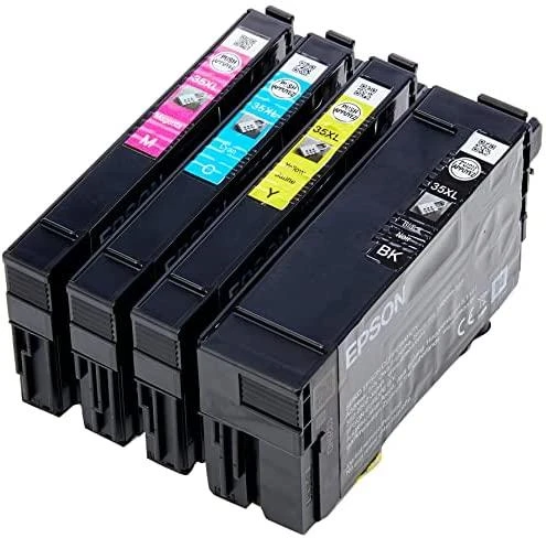 Epson 4 kasečių rinkinys No.35XL (C13T35964010), juoda, žydra, purpurinė, geltona kasetė