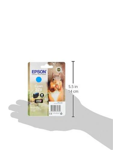 Epson Squirrel C13T37824010 rašalo kasetė Originalus Žydras 1 vnt