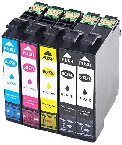 Epson 502XL Originalus Juoda, Žydras, Rausvai raudona, Geltona 1 vnt