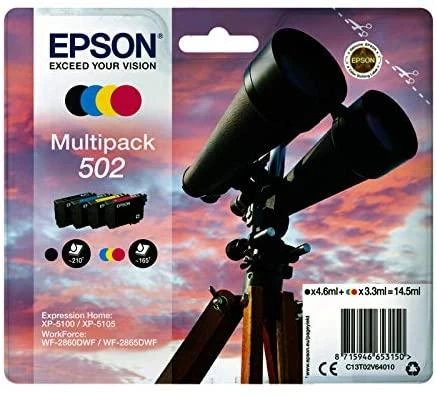 Ink Cartridge Epson CMY 3,3 ml Juodas 4,6 ml XP-5100