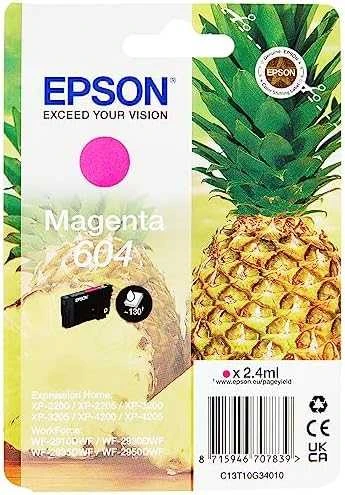 Rašalo Kasetė - Epson Ink 604 Magenta, Išeiga Iki 350 Puslapių, Magenta