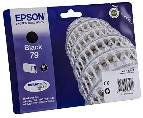 Epson 79 BK (C13T79114010), juoda kasetė