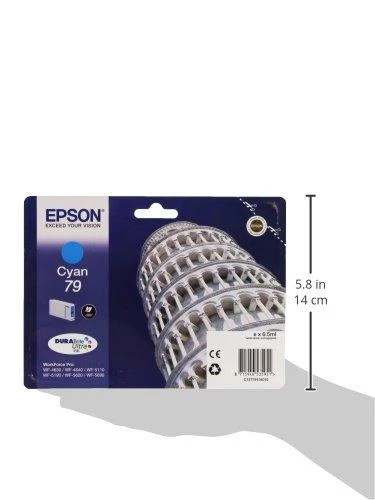 Epson T7912 rašalo kasetė, žalsvai mėlyna