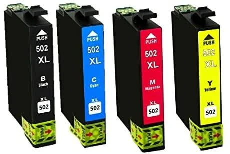 Epson 502XL Originalus Juoda, Žydras, Rausvai raudona, Geltona 1 vnt