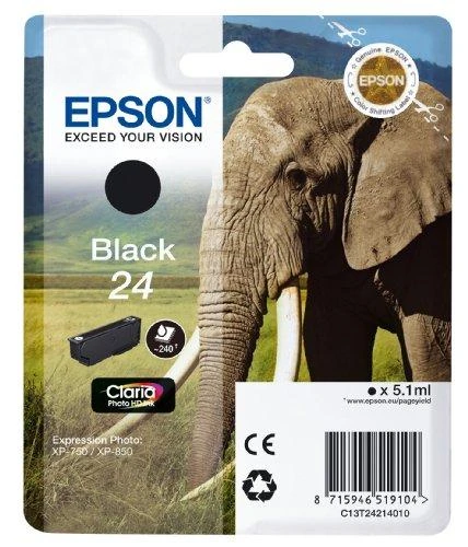 Epson T2421 (C13T24214012), juoda kasetė