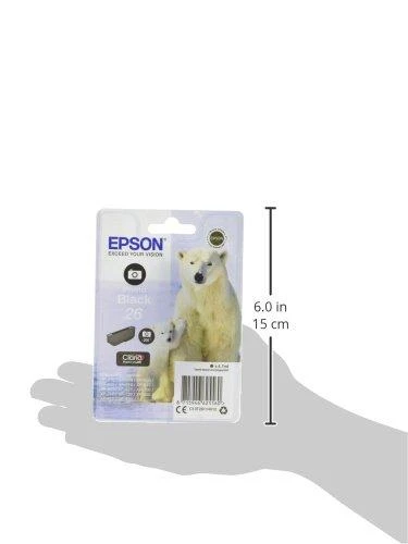Epson Polar bear C13T26114012 rašalo kasetė Originalus Foto juoda 1 vnt