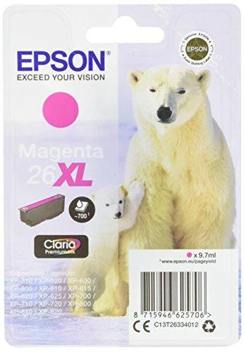 Epson 26XL rašalo kasetė, purpurinė