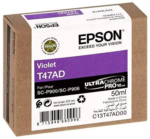 EPSON Singlepack Violet T47AD UltraChrome Pro 10 rašalas 50ml
